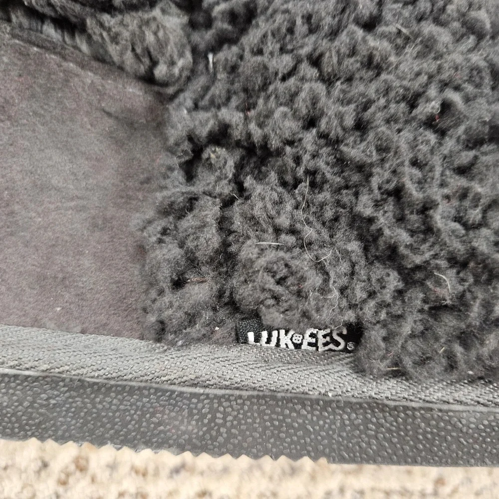 New Lukees MUK LUKS Clementine‎ Women's Faux-Fur Winter Boots in Gray Size 9